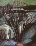 Edvard Munch Winter oil painting on canvas